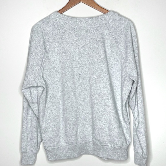 Rebecca Minkoff Grey Lace Up Sweatshirt - Picture 5 of 9